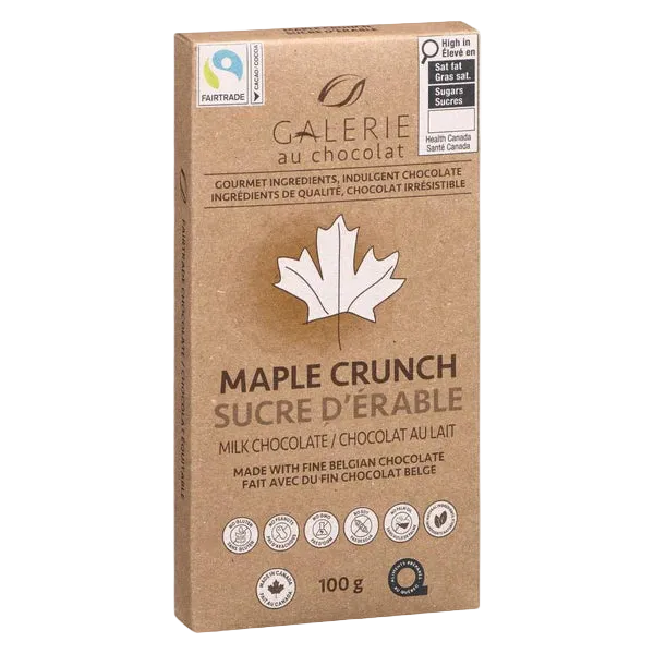 Chocolat sucre d'érable