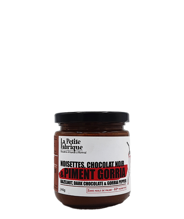 Noisettes, Chocolat Noir et Piment