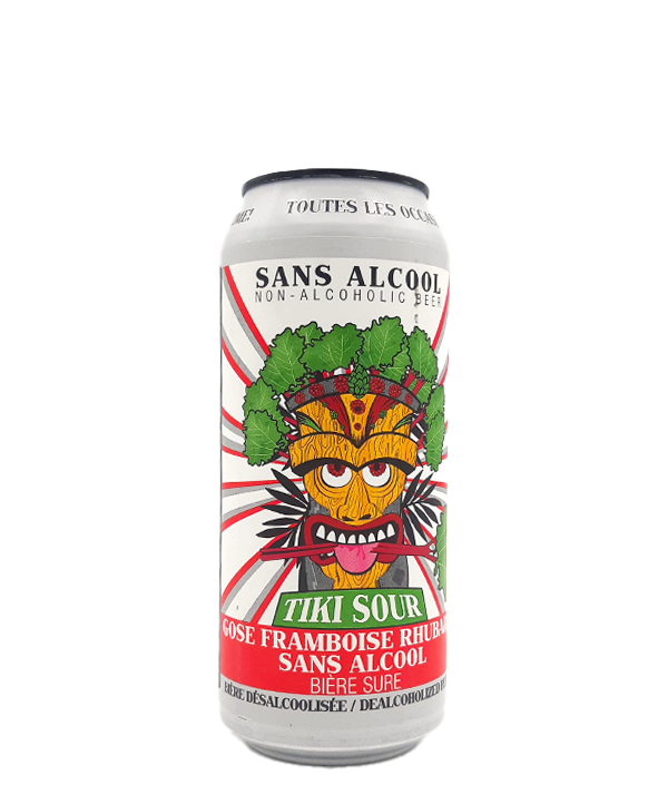 Tiki Sour Gose Framboise Rhubarbe sans alcool