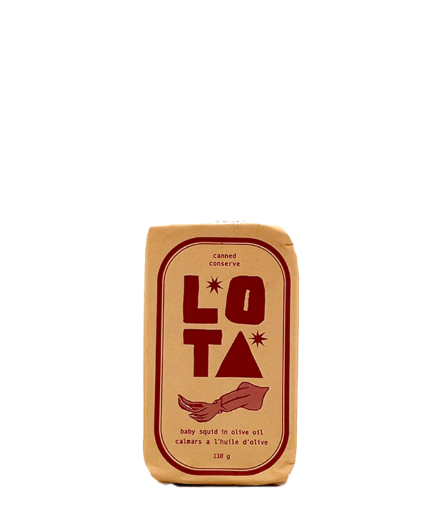 Lota - calmars à l'huile d'olive