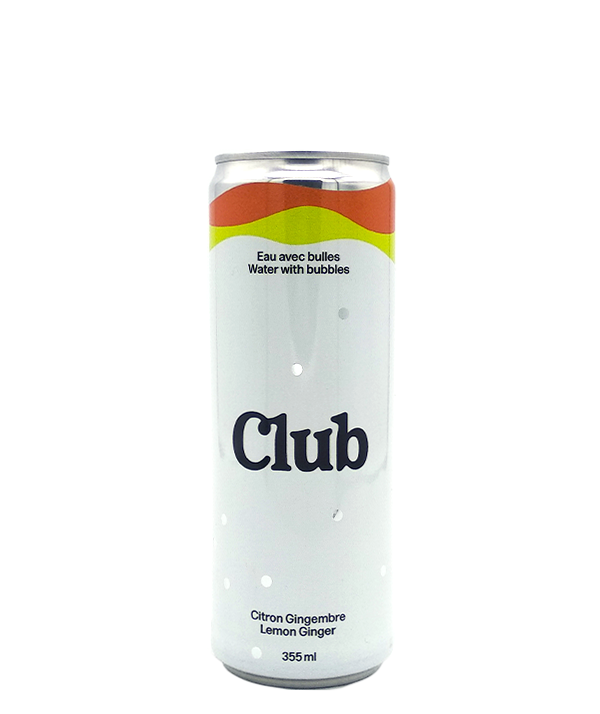 Eau avec bulles - Citron & gingembre