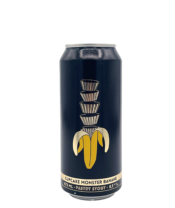 Cupcake monster banane