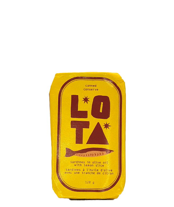 Lota - Sardines à l'huile d'olive et citron