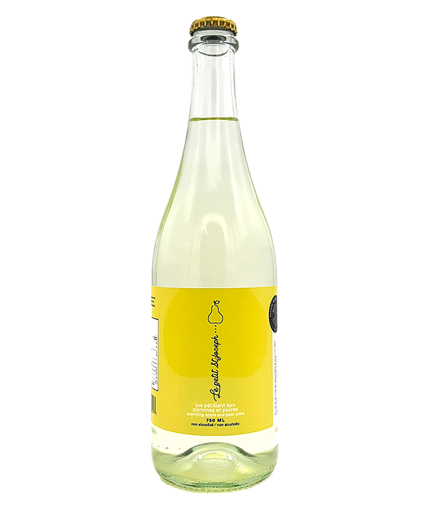 Jus pétillant aux pommes et poires