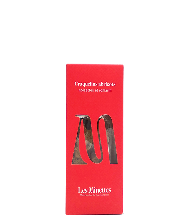 Craquelins abricot, noisettes et romarin