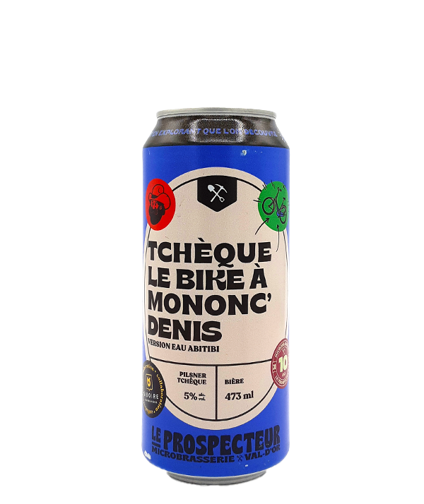 Tchèque Le Bike à Mononc' Denis (version Eau Abitibi)