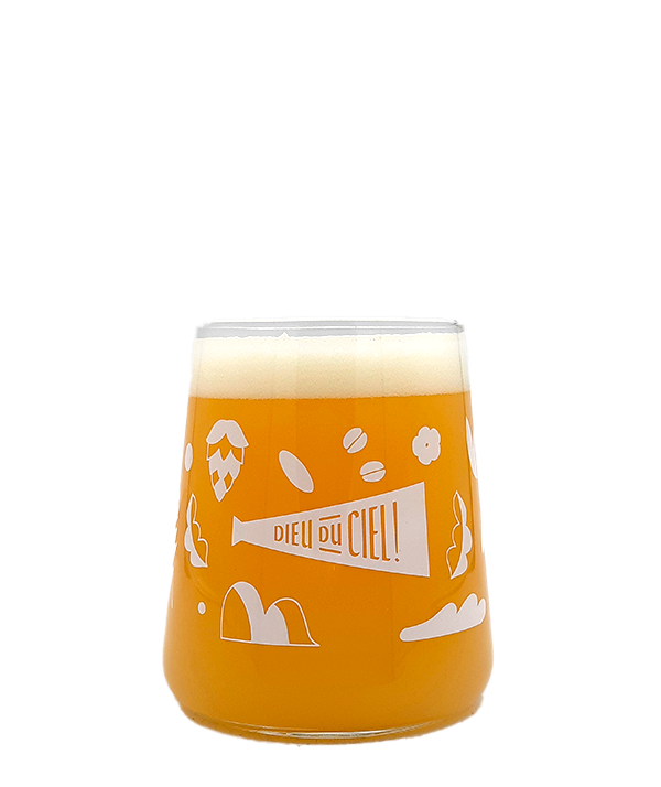 Verre avant-garde - Dieu du Ciel !