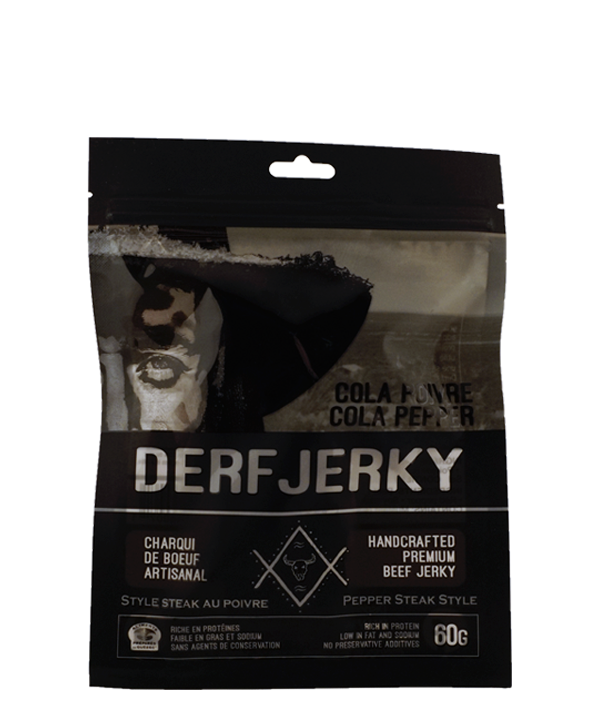 Jerky de boeuf artisanal - Cola poivre