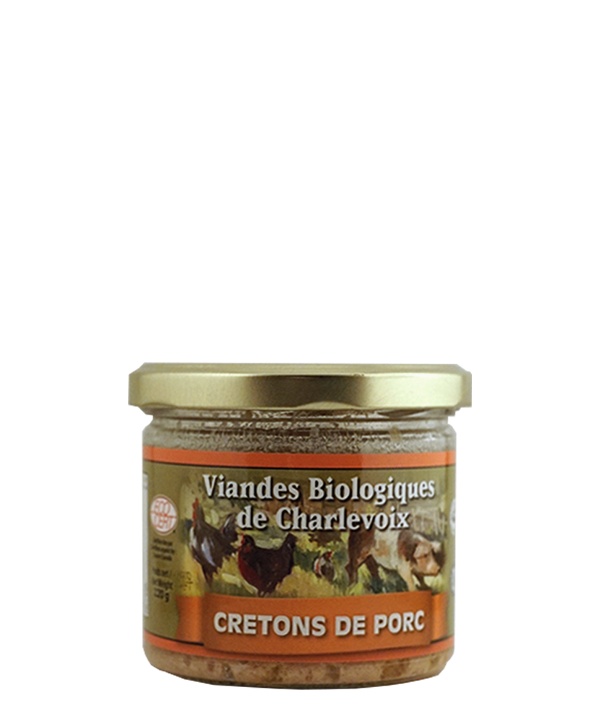 Cretons de porc biologiques