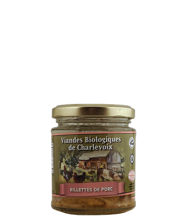 Rillettes de porc biologique