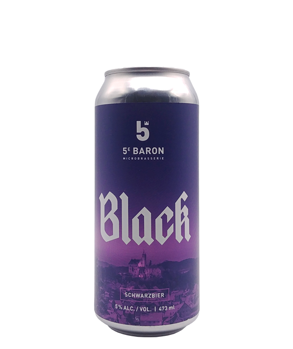 Veux-tu une bière, 5e Baron, Black, Bière microbrasserie, Livraison Montréal