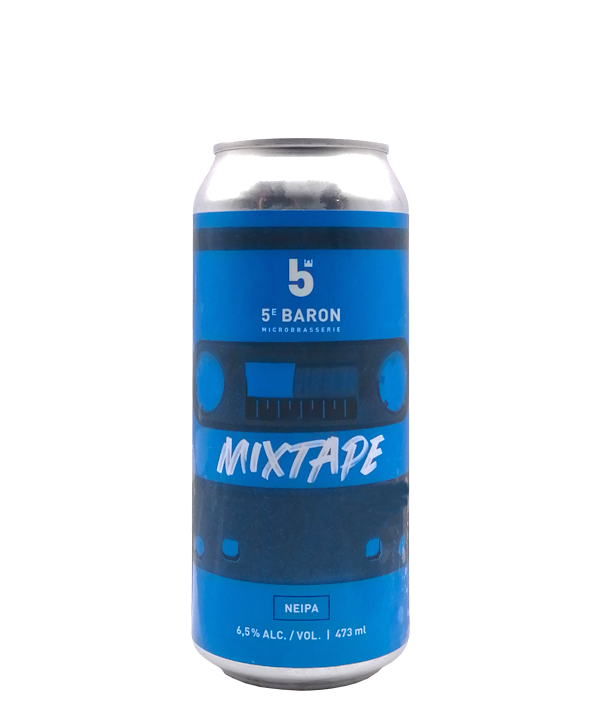 Veux-tu une bière, 5e Baron, Mixtape Bleu, Bière microbrasserie, Livraison Montréal