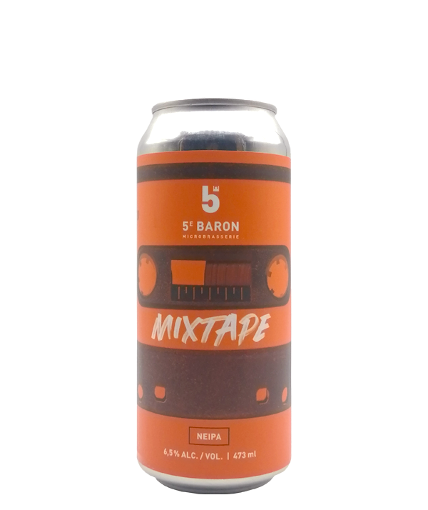 Veux-tu une bière, 5e Baron, Mixtape Orange, Bière microbrasserie, Livraison Montréal