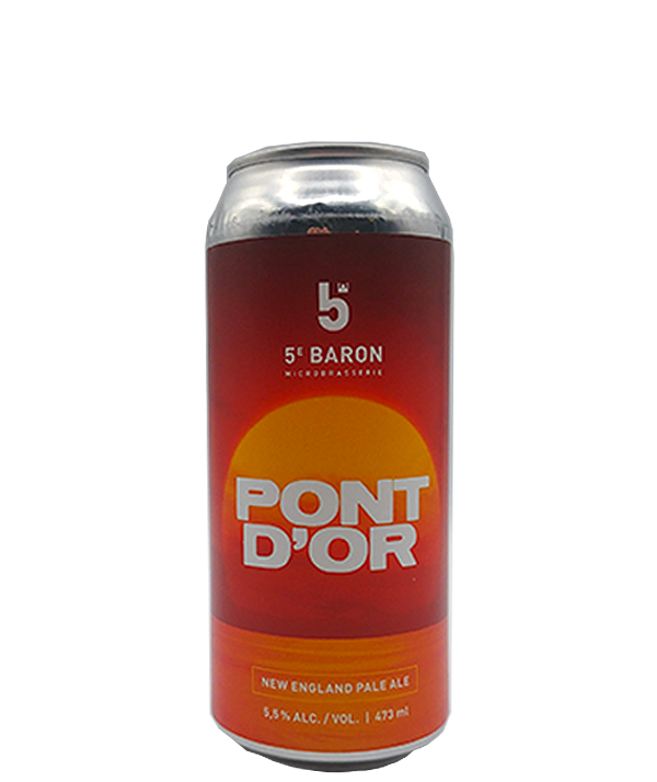 Veux-tu une bière, 5e Baron, Pont d'or, Bière microbrasserie, Livraison Montréal