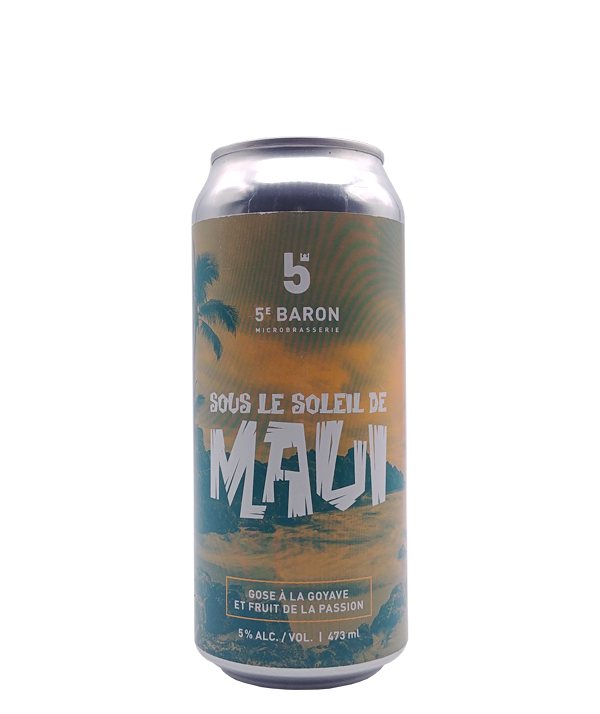 Veux-tu une bière, 5e Baron, Sous le soleil de Maui, Bière microbrasserie, Livraison Montréal