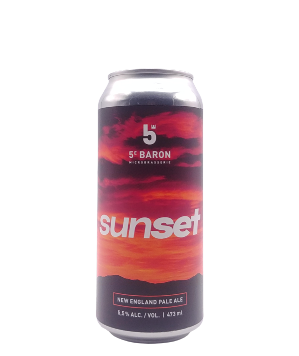 Veux-tu une bière, 5e Baron, Sunset, Bière microbrasserie, Livraison Montréal