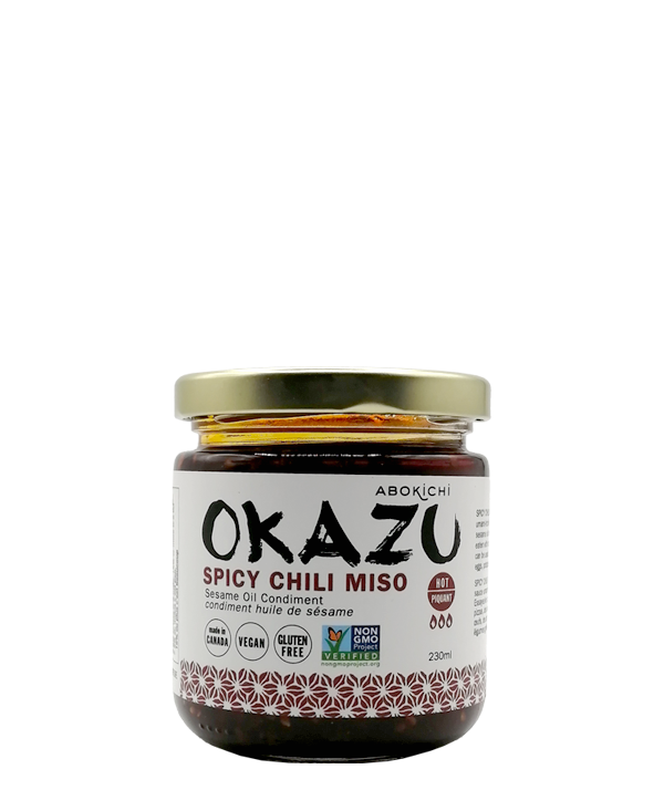 Veux-tu une bière, Abokichi, Okazu chili miso épicé, produit d'épicerie, Livraison Montréal