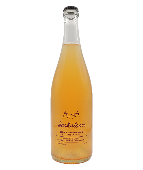 Veux-tu une bière, Cidrerie Alma, cidre Saskatoon, Livraison Montréal