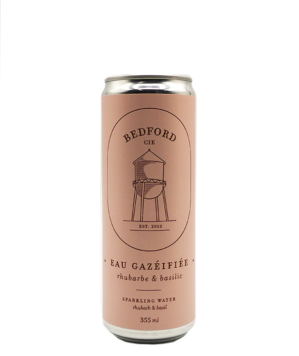 Eau gazéifiée Rhubarbe & Basilic