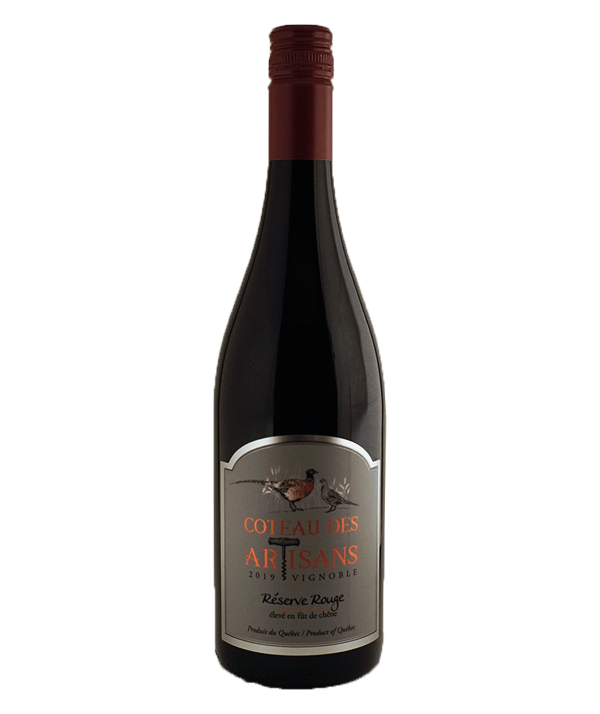 Veux-tu une bière, Vignoble Coteau des Artisans, vin réserve rouge, livraison Montréal