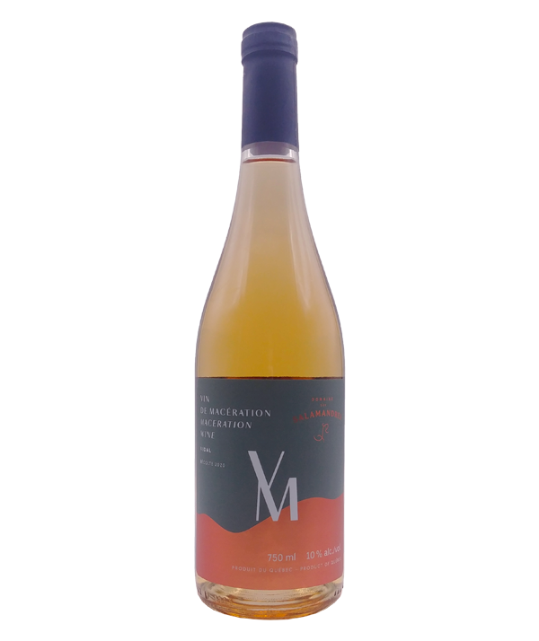 Veux-tu une bière, Domaine des Salamandres, Vin de macération - Vidal, Vin du Québec, Livraison Montréal
