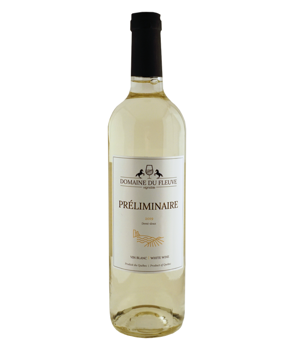 Veux-tu une bière, vignoble Domaine du Fleuve, vin Préliminaire, Livraison Montréal