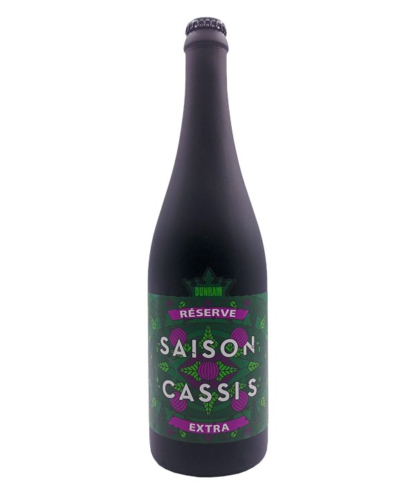 Veux-tu une bière, Dunham, Saison Cassis Réserve Extra, Bière microbrasserie, Livraison Montréal