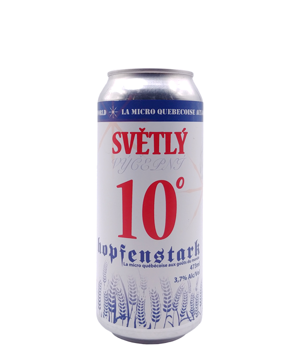 Veux-tu une bière,Hopfenstark, Svetly 10 plato, Bière microbrasserie, Livraison Montréal