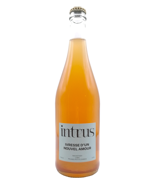 Veux-tu une bière, Cidre Intrus, Ivresse d'un nouvel amour, Cidre du Québec, Livraison Montréal