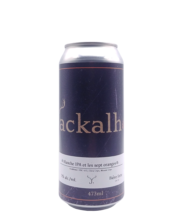 Veux-tu une bière, Jackalhop, Blanche IPA et les sept oranges, Bière microbrasserie, Livraison Montréal