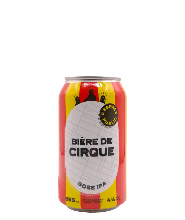 Veux-tu une bière, L'Espace public, Bière de cirque, Bière microbrasserie, Livraison Montréal