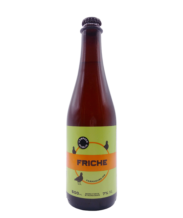 Veux-tu une bière, L'espace public, Friche Farmhouse IPA, Bière microbrasserie, Livraison Montréal
