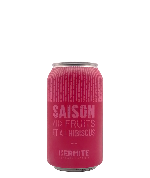 Veux-tu une bière, L'Hermite, Saison aux fruits et à l'hibiscus, Bière microbrasserie, Livraison Montréal