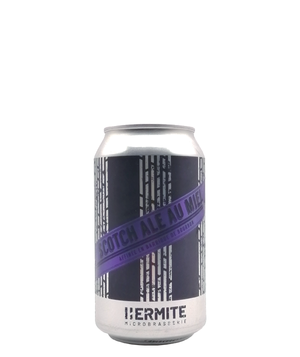 Veux-tu une bière, L'Hermite, Scotch Ale au miel Bourbon, Bière microbrasserie, Livraison Montréal