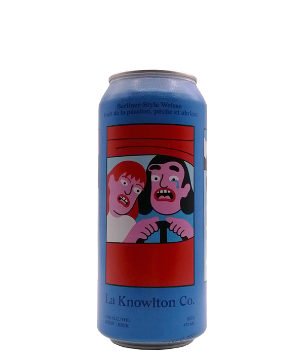 Veux-tu une bière, La Knowlton Co., Berliner-style weisse fruits de la passion, Bière microbrasserie, Livraison Montréal