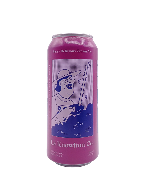 Veux-tu une bière, La Knowlton Co., Berry Delicious Cream Ale, Bière microbrasserie, Livraison Montréal