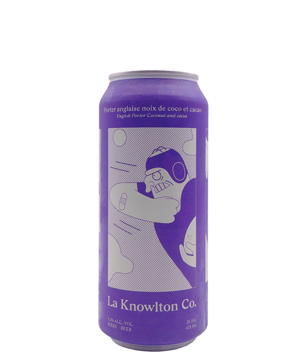 Veux-tu une bière, La Knowlton Co, Porter anglaise à la noix de coco et cacao, Bière microbrasserie, Livraison Montréal