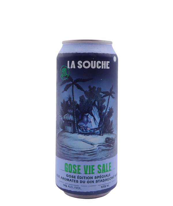 Veux-tu une bière, La Souche, Gose vie sale edition noire, Bière microbrasserie, Livraison Montréal