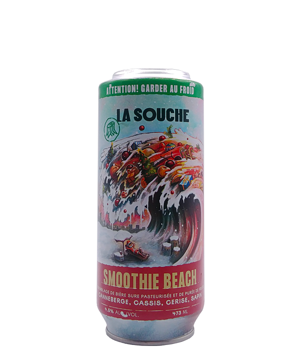 Veux-tu une bière, La Souche, Smoothie Beach Édition de Noël, Bière microbrasserie, Livraison Montréal