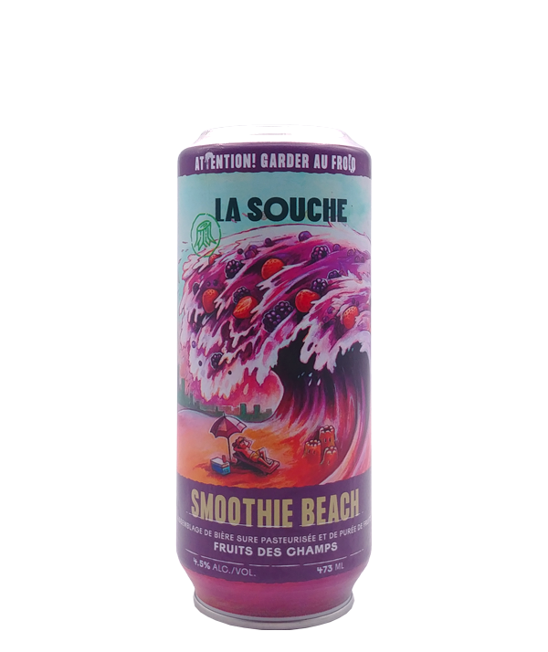 Veux-tu une bière, La Souche, Smoothie Beach Fruits des champs, Bière microbrasserie, Livraison Montréal