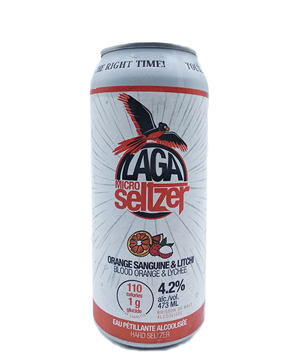 LagaSeltzer - orange sanguine et litchi