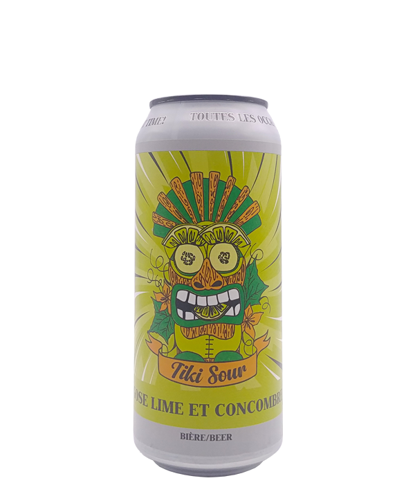 Veux-tu une bière, Lagabière, Tiki Sour Gose Lime Concombre, Bière microbrasserie, Livraison Montréal