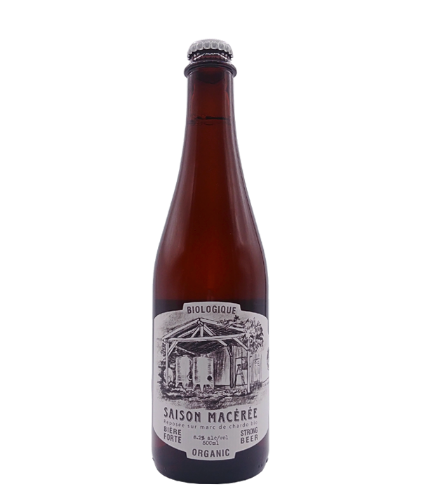 Veux-tu une bière, Le Castor, Saison Macérée Chardo Bio, Bière microbrasserie, Livraison Montréal