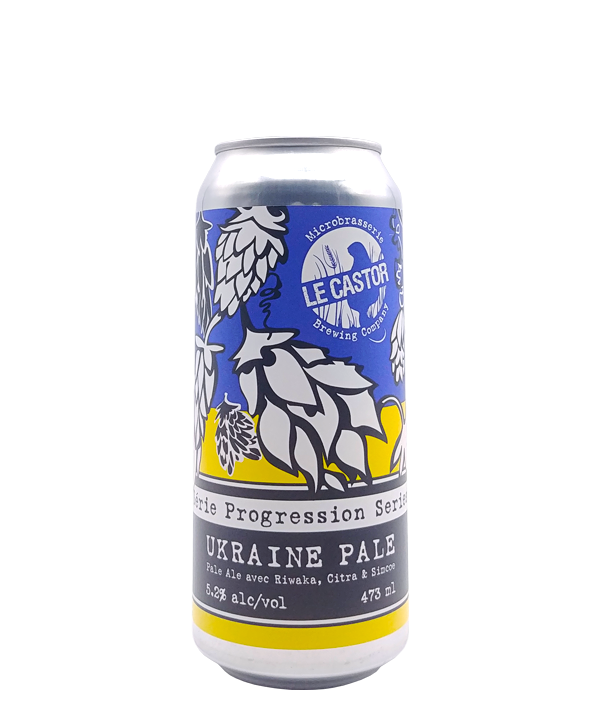 Veux-tu une bière, Le Castor, Ukraine Pale, Bière microbrasserie, Livraison Montréal