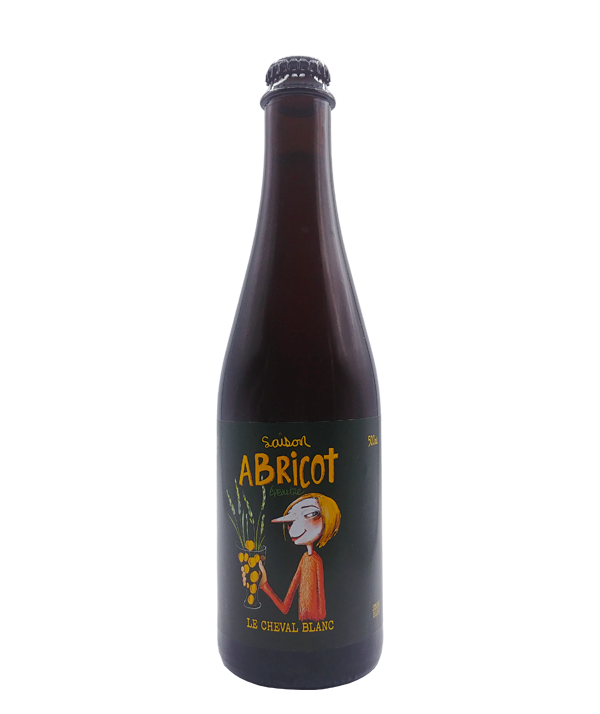 Veux-tu une bière, Le Cheval Blanc, Saison Abricot Épeautre, Bière microbrasserie, Livraison Montréal
