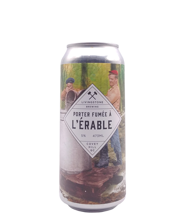 Veux-tu une bière, Livingstone Brewing, Porter Fumée à l'Érable, Bière microbrasserie, Livraison Montréal