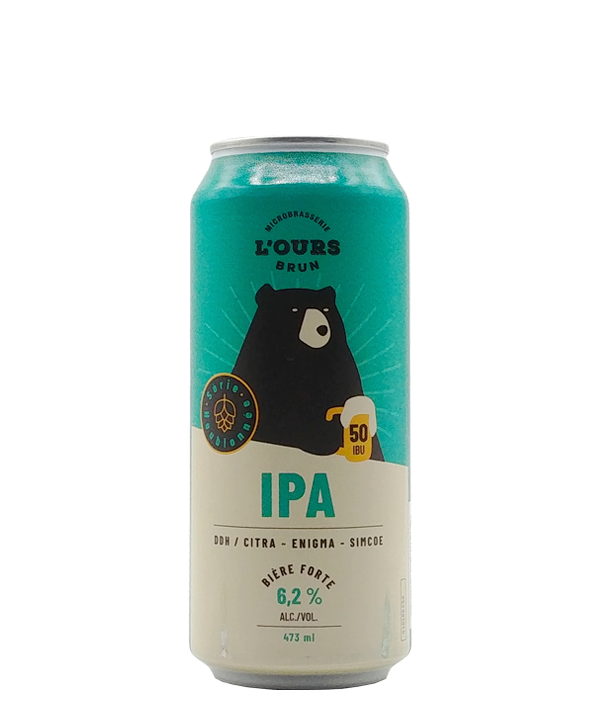 Veux-tu une bière, Microbrasserie L'Ours brun, IPA #2 - DDH, bière microbrasserie, Livraison Montréal