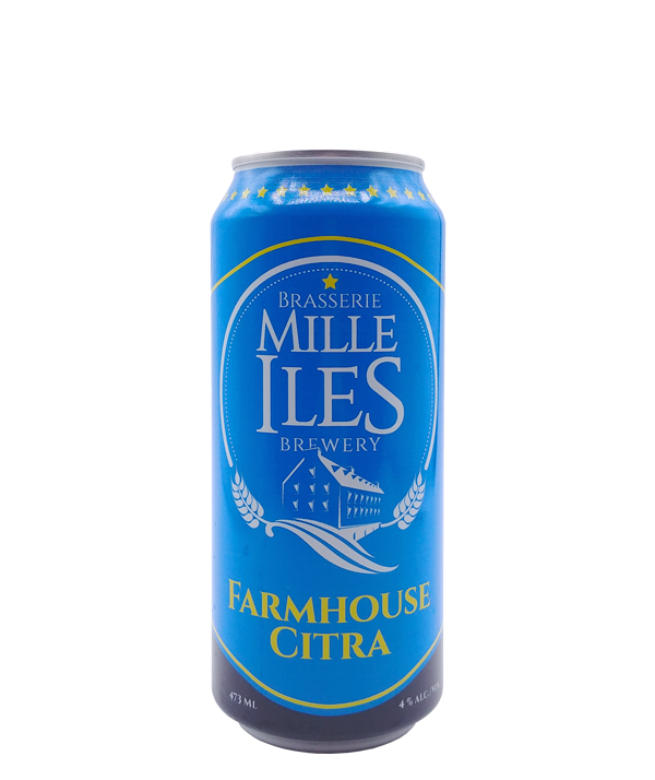 Veux-tu une bière, Mille Iles, Farmhouse Citra, Bière microbrasserie, Livraison Montréal