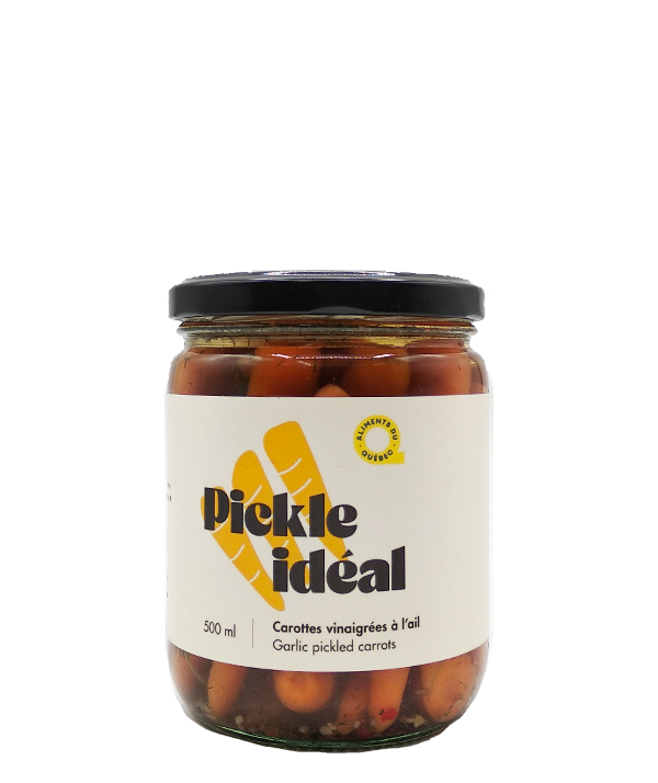 Carottes vinaigrées à l'ail