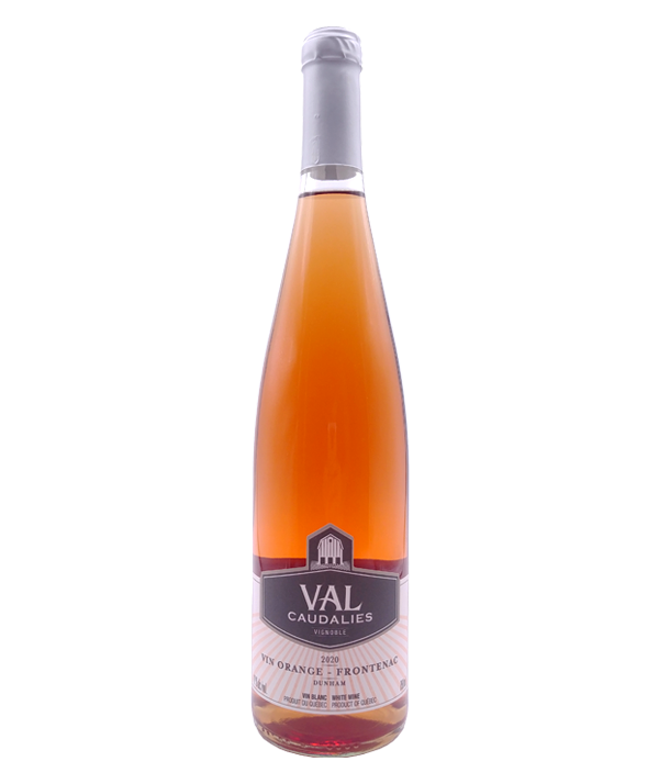 Veux-tu une bière, Val Caudalies, Vin orange Frontenac, Vin du Québec, Livraison Montréal